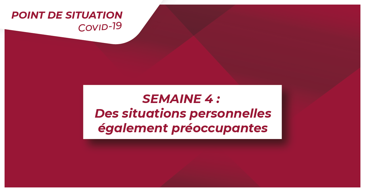 covid 19 point de situation s4