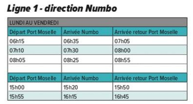 horaires 1